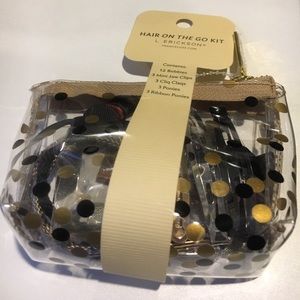 L. Erickson Metallic Polka Dot On-The-Go Hair Kit